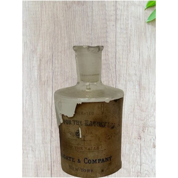 Antique Colgate & Company Apothecary Jar with Original Label - Early 1900s - Picture 7 of 7